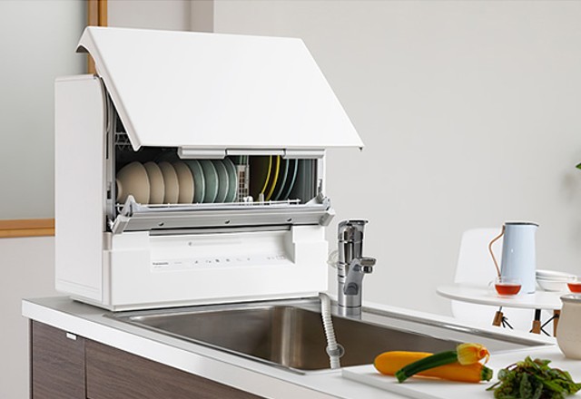 どんなキッチンでも諦めない！据え置き型食洗機の設置場所と目隠しアイデアRoomClip mag暮らしとインテリアのwebマガジン