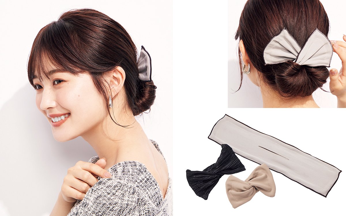 デフトバン パール×フラワー まとめ髪 お団子 ヘアアレンジ 簡単アレンジの通販 by SUzUK's shopラクマ