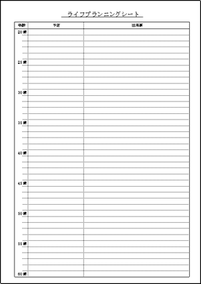 キャッシュフロー作成EXCEL』 と ファイナンシャル・プランニングの説明資料