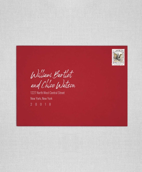 赤封筒の箔押し名入れ印刷について