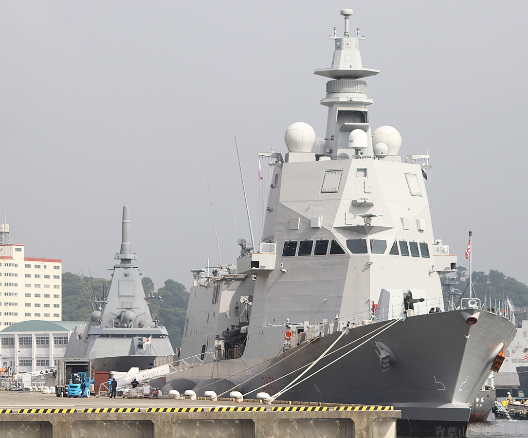 海上自衛隊の最新鋭護衛艦「もがみ」三菱重工長崎で就役 配備は横須賀2022年4月28日- エキサイトニュース