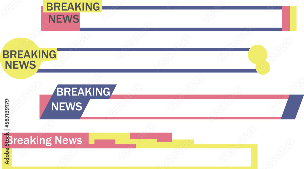 ニュース速報風デザイン - シソ味のBOOTH - BOOTH