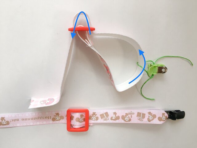 マルチクリップ ベビーエンジェルズリボン 正規品 ブランケットホルダー 帽子クリップ トイホルダー ベビーカークリップ ブランケットクリップ男の子 女の子N2CherieBOX ＊ おもちゃ 靴下 手袋