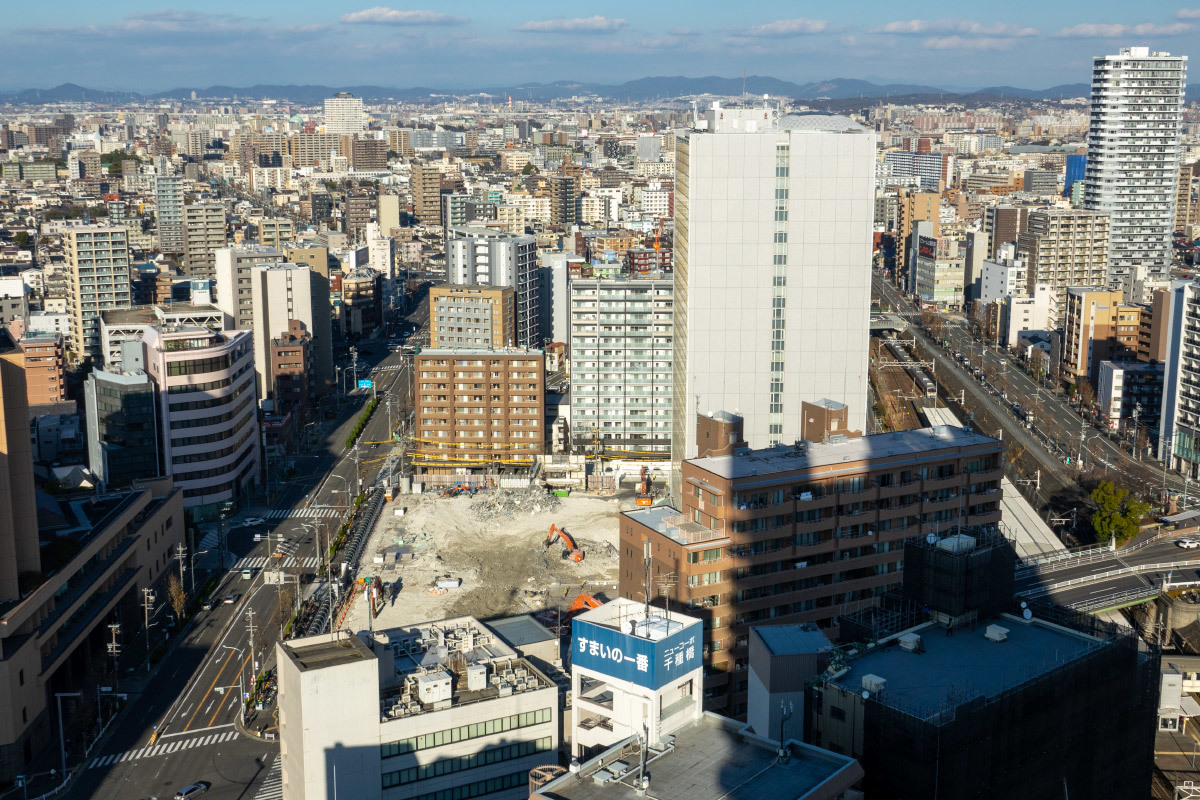 千種ビル群の解体 : 千種観測所