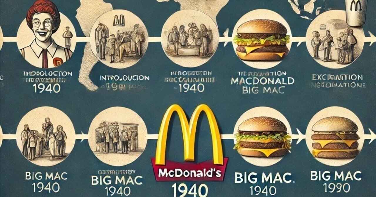 PR日本マクドナルド50周年記念特設ウェブサイト内「社史」ブレーン