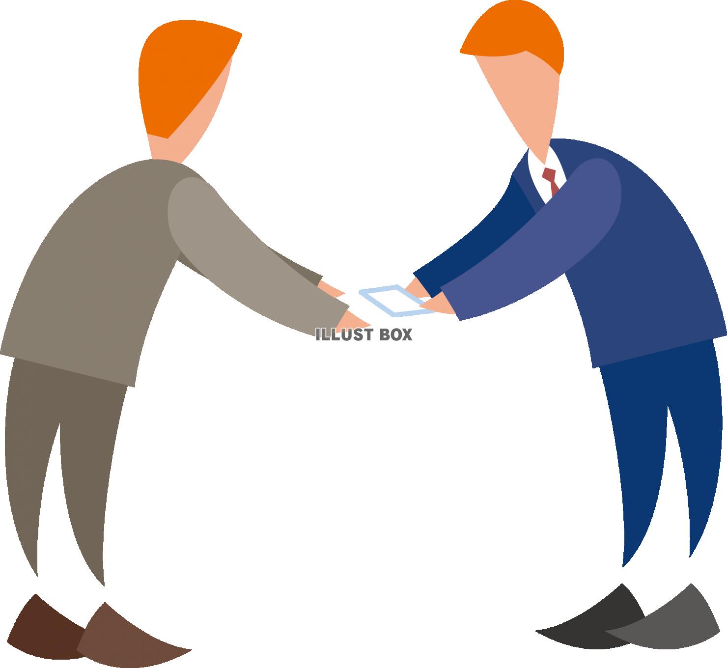 ビジネスマン達のイラスト - フリー素材集「イラストのっく」