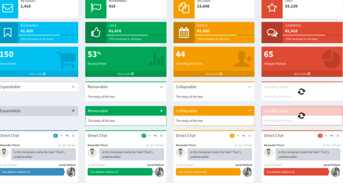 Bootstrapの管理画面 ダッシュボード のテンプレート35選 無料多数- フリーランス 副業 業務委託 案件獲得メディア WorkshipMAGAZINE