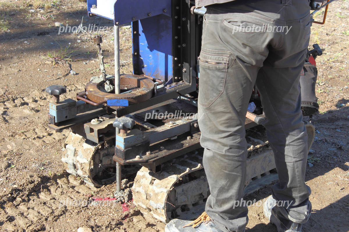 地盤調査の写真素材写真素材なら「写真AC」無料 フリー ダウンロードOK