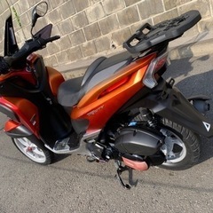 レッドバロン町田で青トリシティ155に出会った！プチカスタム中古車が最初の1台になりました