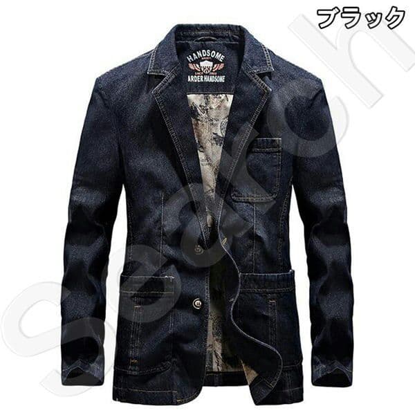 デニム テーラードジャケット メンズ スーツ ジャケット デニムジャケット カジュアル ジャケット アウター カットデニム 春 秋 ビジネスカジュアル きれいめ Gジャン 紳士服 通勤 在宅勤務 デニム テーラードジャケット デニム スーツ メンズ デニムジャケット カット