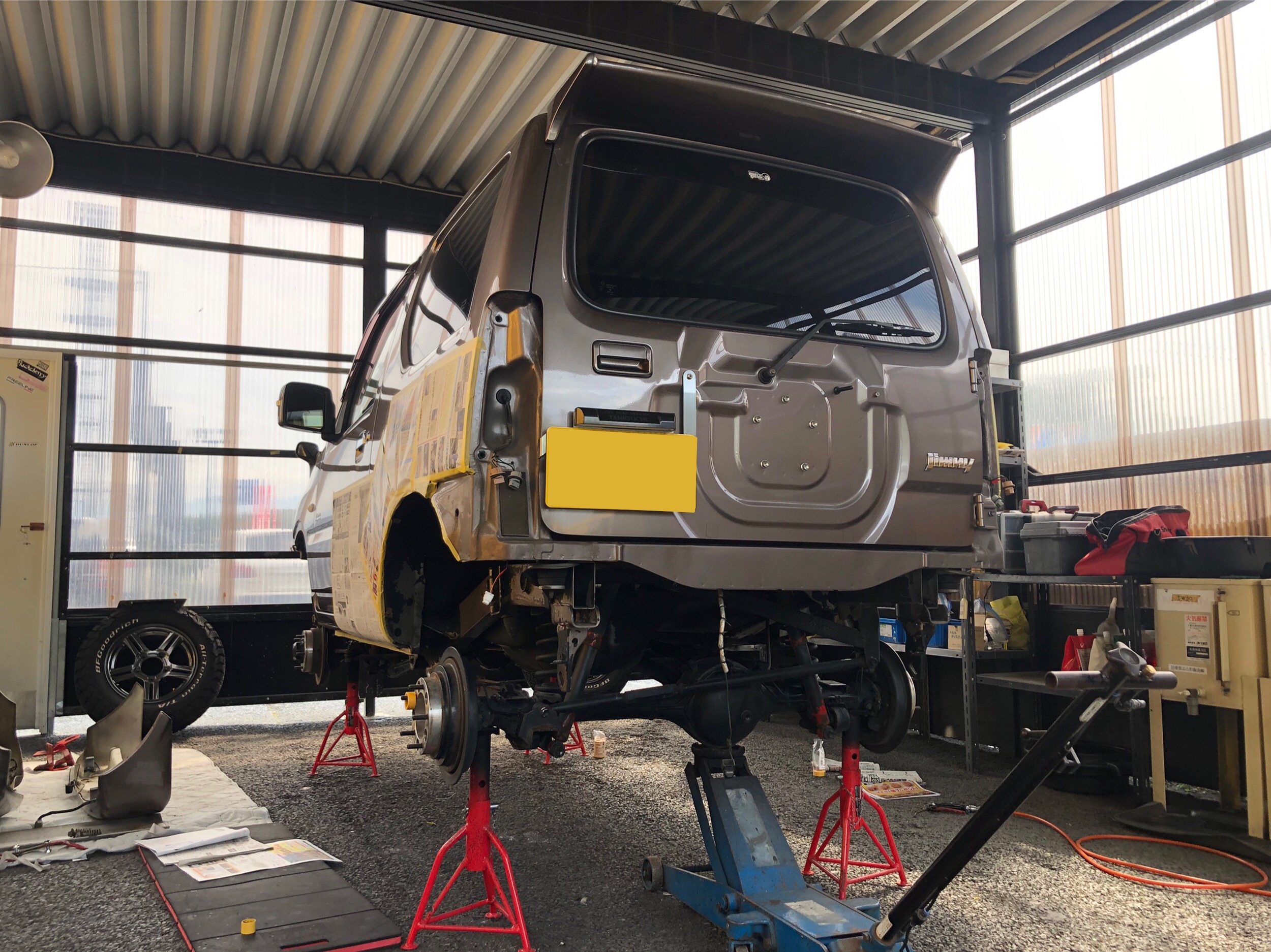 下廻りサビ止め塗装について