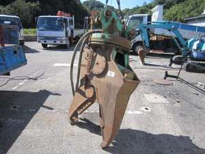 油谷 №5030 鉄骨カッター ピン径80㎜ アーム幅329㎜ 0.7クラス重機 解体 油圧旋回 全回転 鉄骨切断機 中古 鋼材カッター ペンチャー圧砕油谷産業株式会社