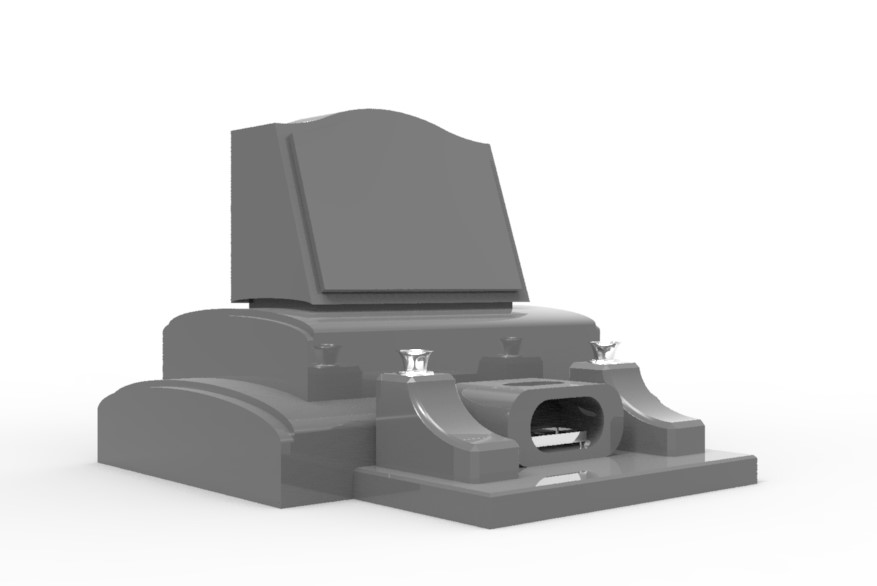 洋型デザイン墓石 池尻石材店