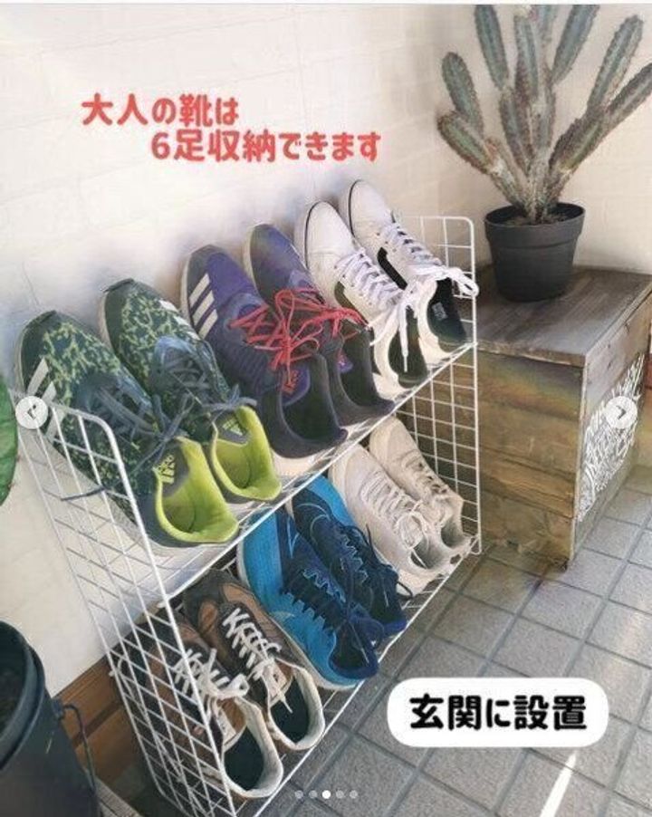 100均で揃える スニーカー収納グッズ 神コスパなおすすめグッズで靴収納問題