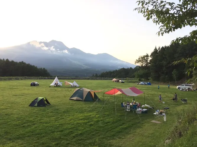 やすらぎの森オートキャンプ場】長野県信濃町、妙高山の麓でコロナ禍おこもり父子キャンプ！ · 妻が突然「キャンプ推進宣言」で、始めましたキャンプ・登山♪