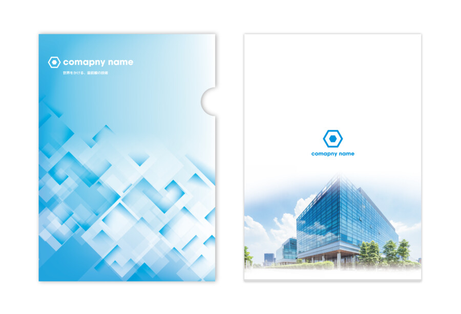 クリアファイル 自宅用推奨 企業ロゴ入り 6枚 A4サイズ - メルカリ