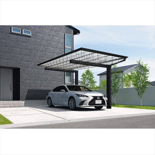 独立テラスの代わりにカーポートを使用！多段フェンスで目隠しもバッチリなリフォーム外構 磐田市I様邸浜松市・磐田市のエクステリア・外構工事ならパシオン