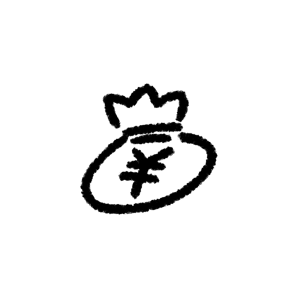 お金アイコンのイラスト - ONWAイラスト