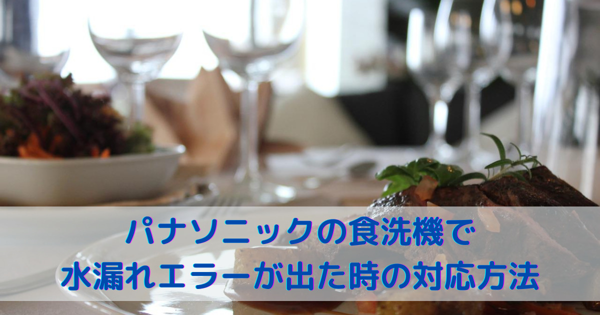 食洗機の水漏れトラブル解決法とは