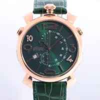 ナワ様専用 ガガミラノ マヌアーレ美品 本田圭佑さん着用モデル オーバーホール済