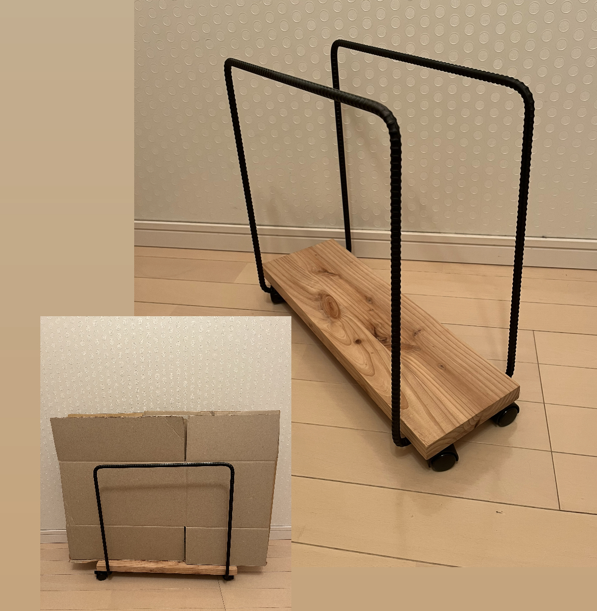 保管も廃棄もラクになる！シンプルイズベストな 段ボールストッカー がある生活サンキュ