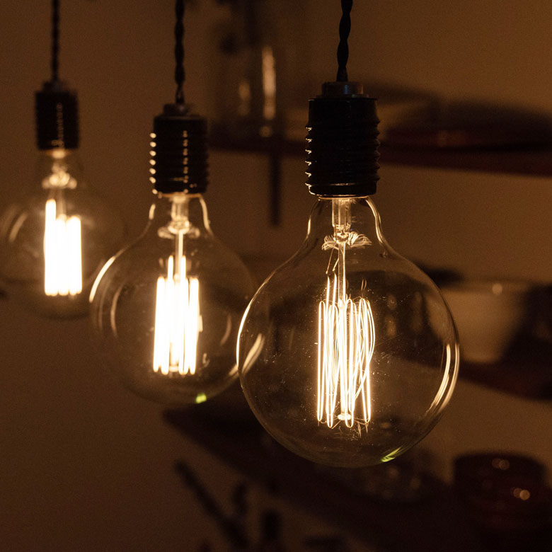 エジソン電球 1個 E26, 温白色, 4000K, 1,000W形相当