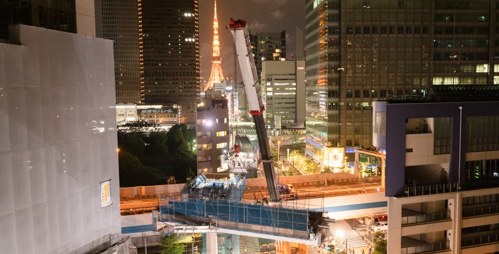 建設中。』 写真・文 勝田尚哉長周新聞