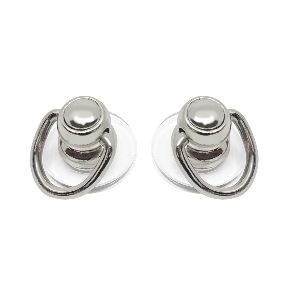 キーリングハンガー パーツ 2個セット スマホケース用 チェーンストラップ チャーム キーホルダー用 金具