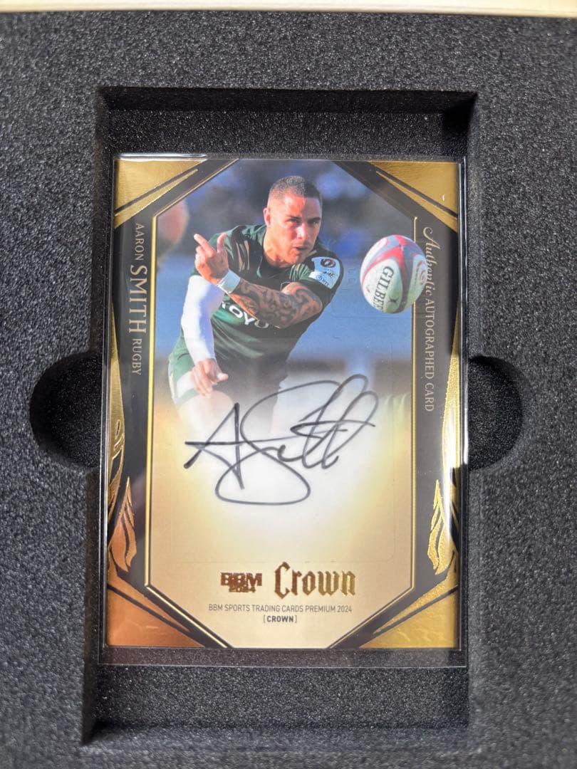 アーロン・スミス直筆サイン入り2Lサイズ写真 ニュージーランドラグビー セール中 アーロン・スミス直筆サイン