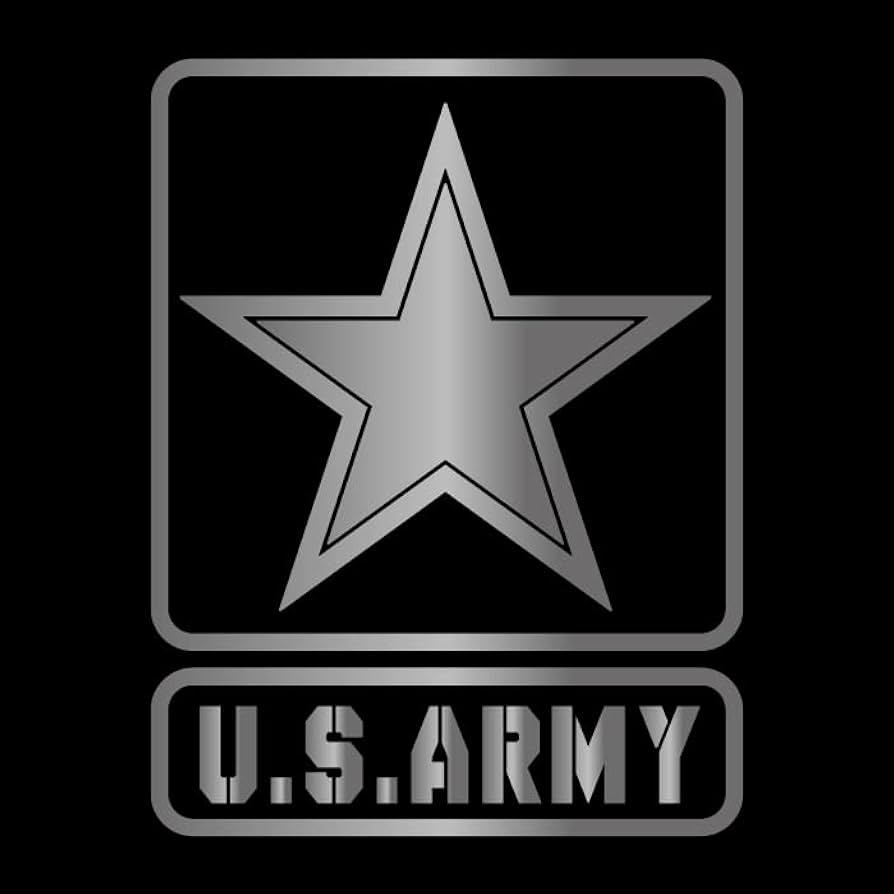 USARMY ☆マーク Ａ４ 厚紙 ステンシルシート オマージュアート アーミー ネイビー エアフォース 米軍 自衛隊