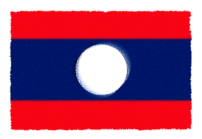 ラオス国旗の由来・意味や特徴をイラスト解説