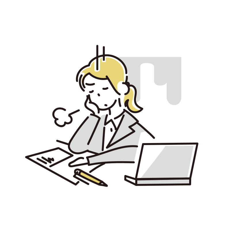 シンプルイラスト無料ビジネス 企画書を持つ男性イラストダウンロード