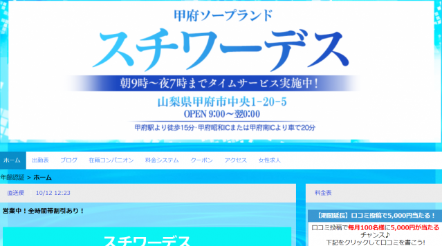 山梨・甲府ソープのおすすめランキング7選。NS/NN情報や口コミ評判 | モテサーフィン