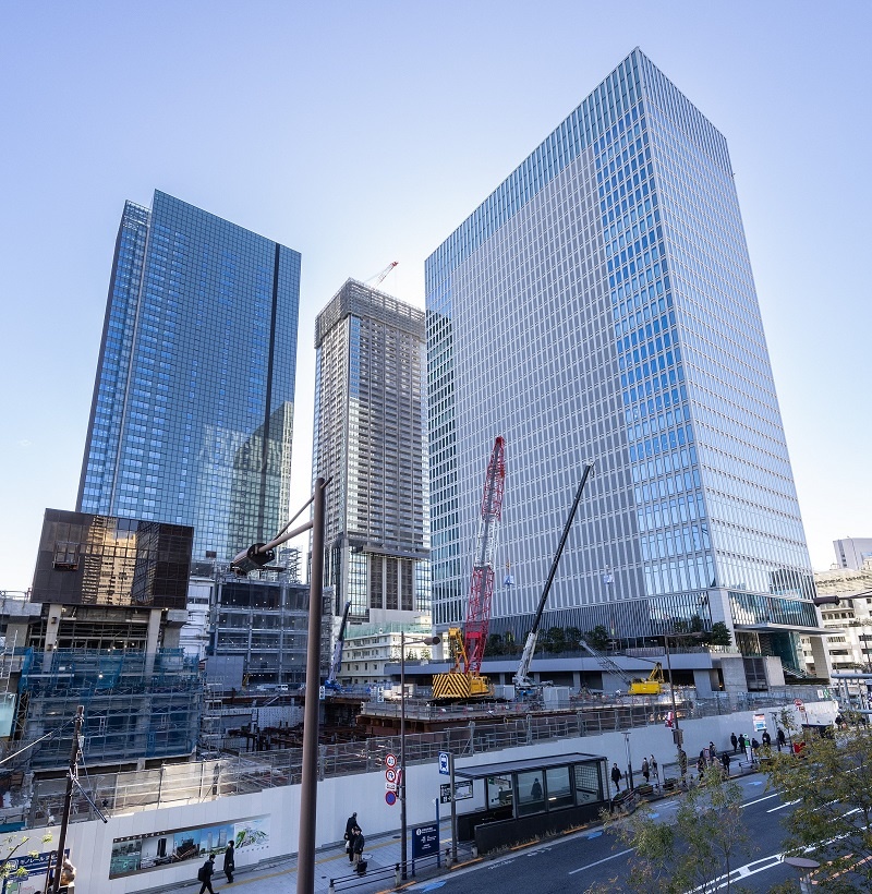 高さ約233m「世界貿易センタービルディング本館」の建設状況！浜松町駅直結のアトレやホテルも入るオフィスビル 2025.4.5:超高層マンション・超高層ビル