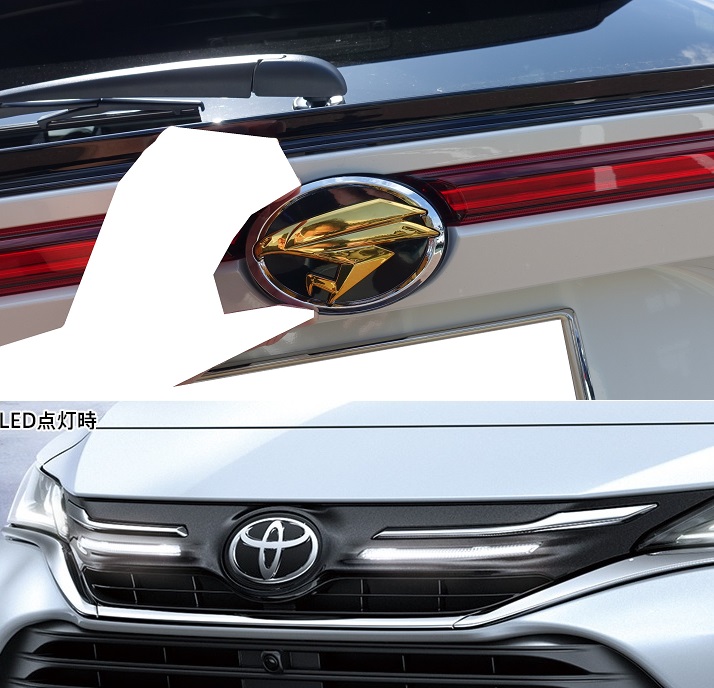 新型ハリアー 80系 パーツ フロントグリル チュウヒ 鷹 エンブレム タカ ドレスアップ カスタムパーツ フロントマスク トヨタ 宅配便 -ネクサスジャパン