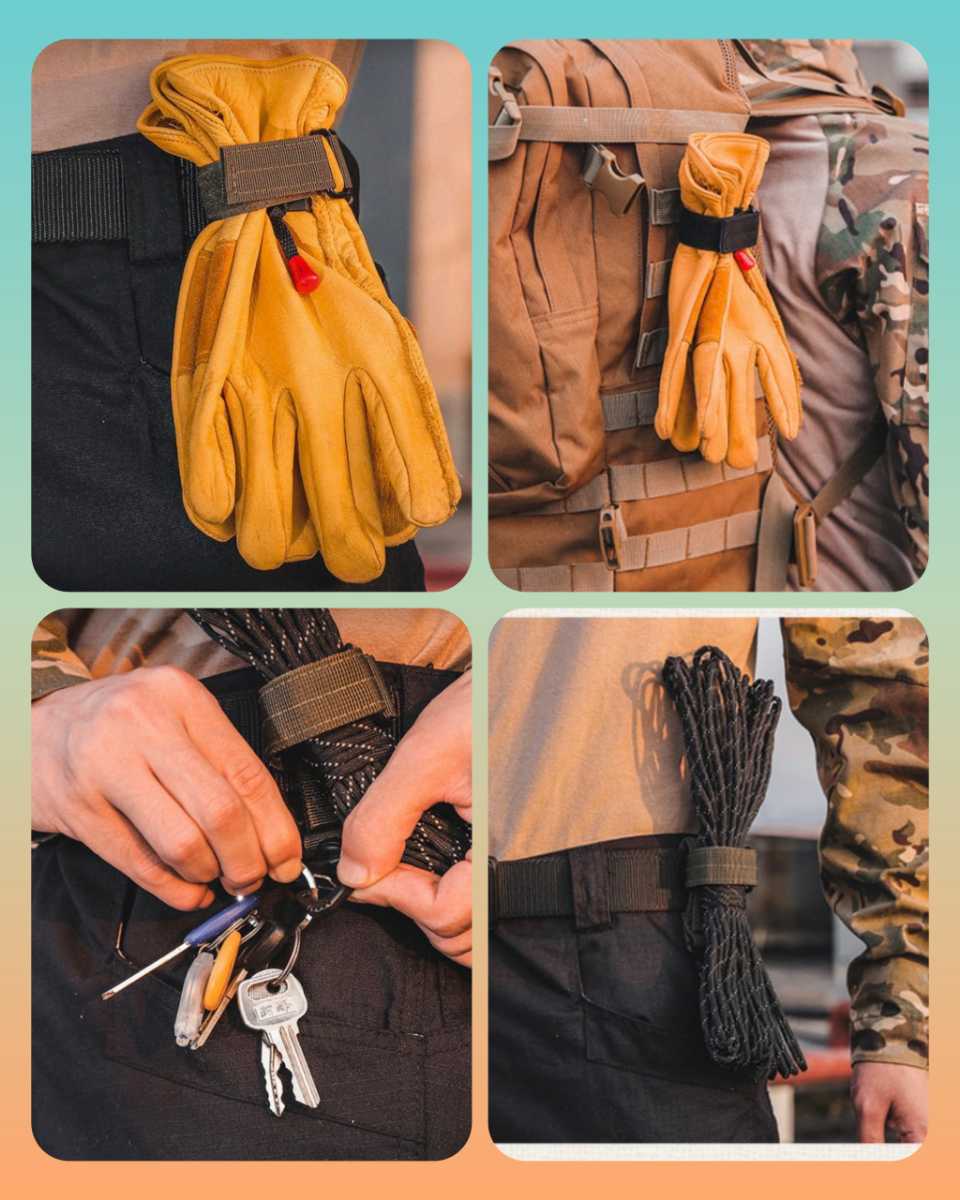 バイク小物 30分で完成！パラコードで作るグローブホルダー 平編み- まちこうぼう