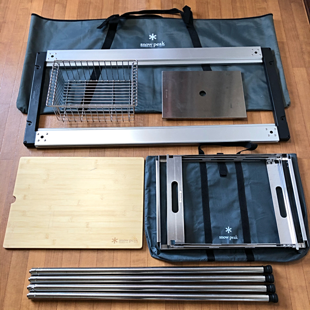 スノーピーク IGT アイアングリルテーブル フルセット 2台 snowpeak