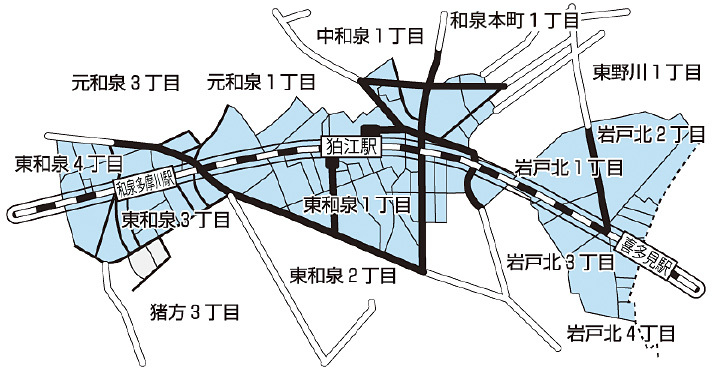 月極 タイムズ和泉多摩川駅前第２ バイク ：平面の月極・定期利用駐車場情報タイムズの駐車場検索