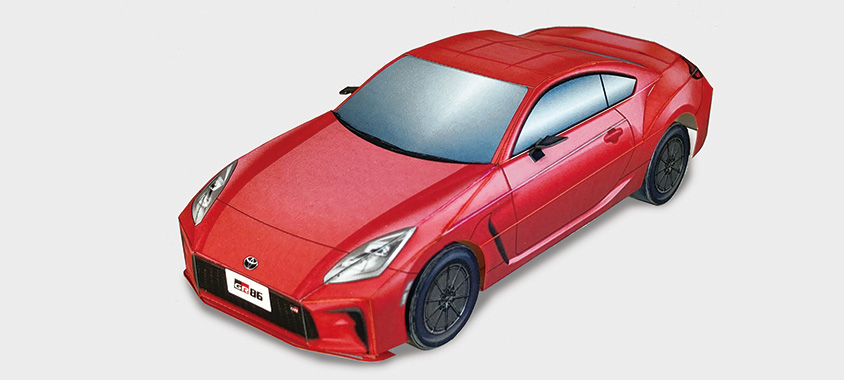 教習車ペーパークラフト