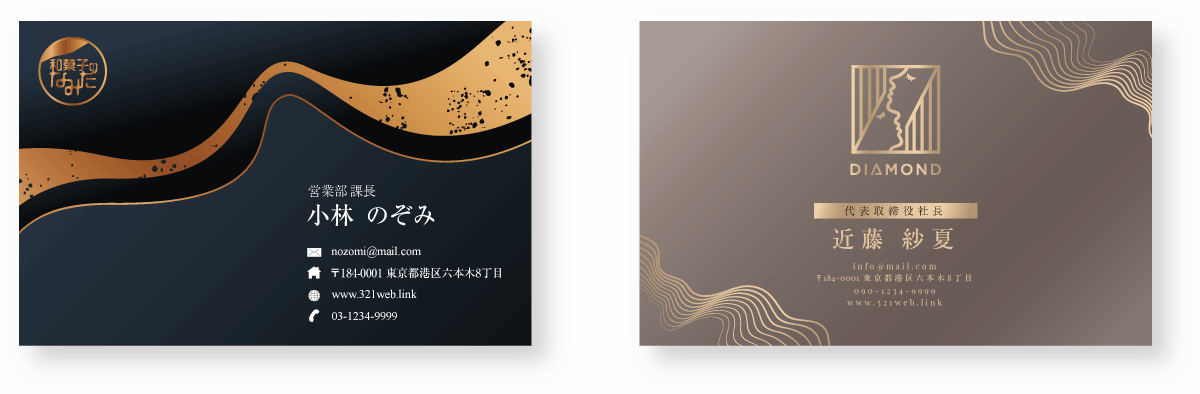 海外高級和紙名刺 日本文化交流に活版印刷 CWD00001パピレッタ・お名前入りオーダーメイドレターセット