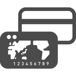 クレジットカードを持つ手のアイコン 線画 の無料イラストイラストセンタ