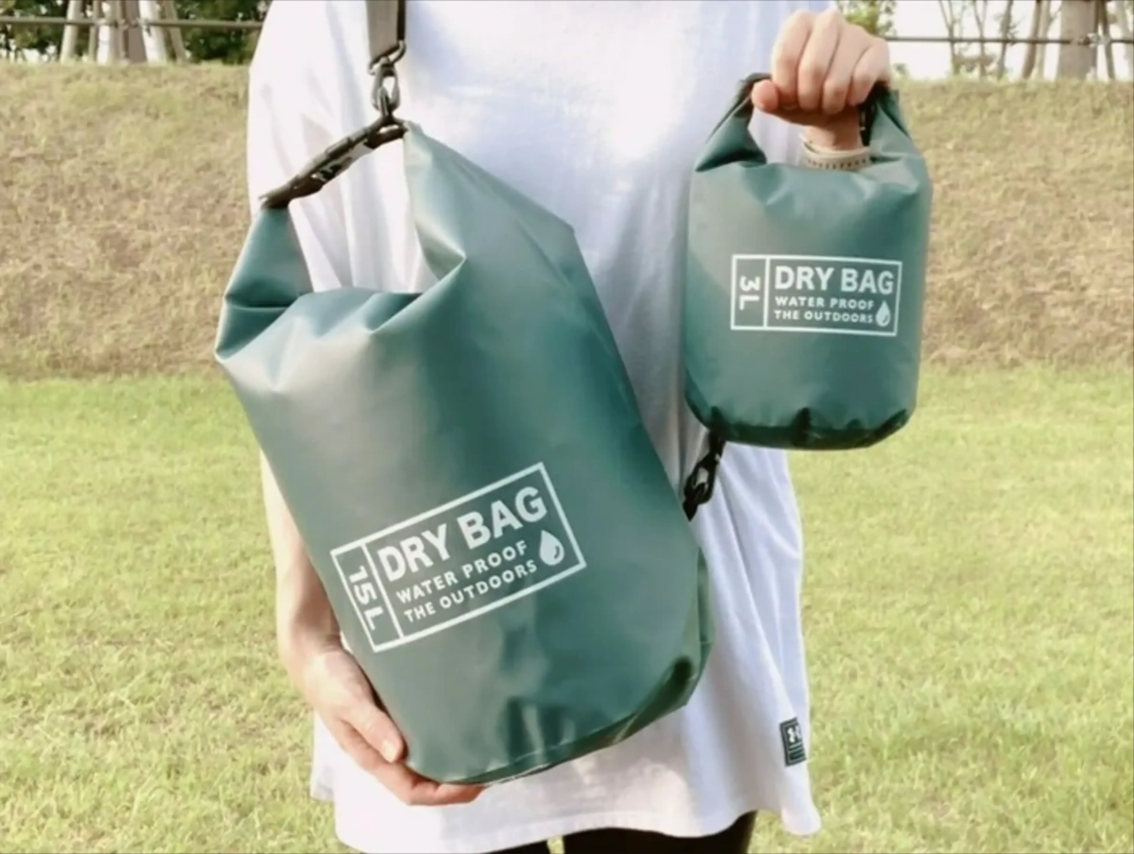 ついにダイソーからも出た！便利なひも付きポリ袋サンキュ