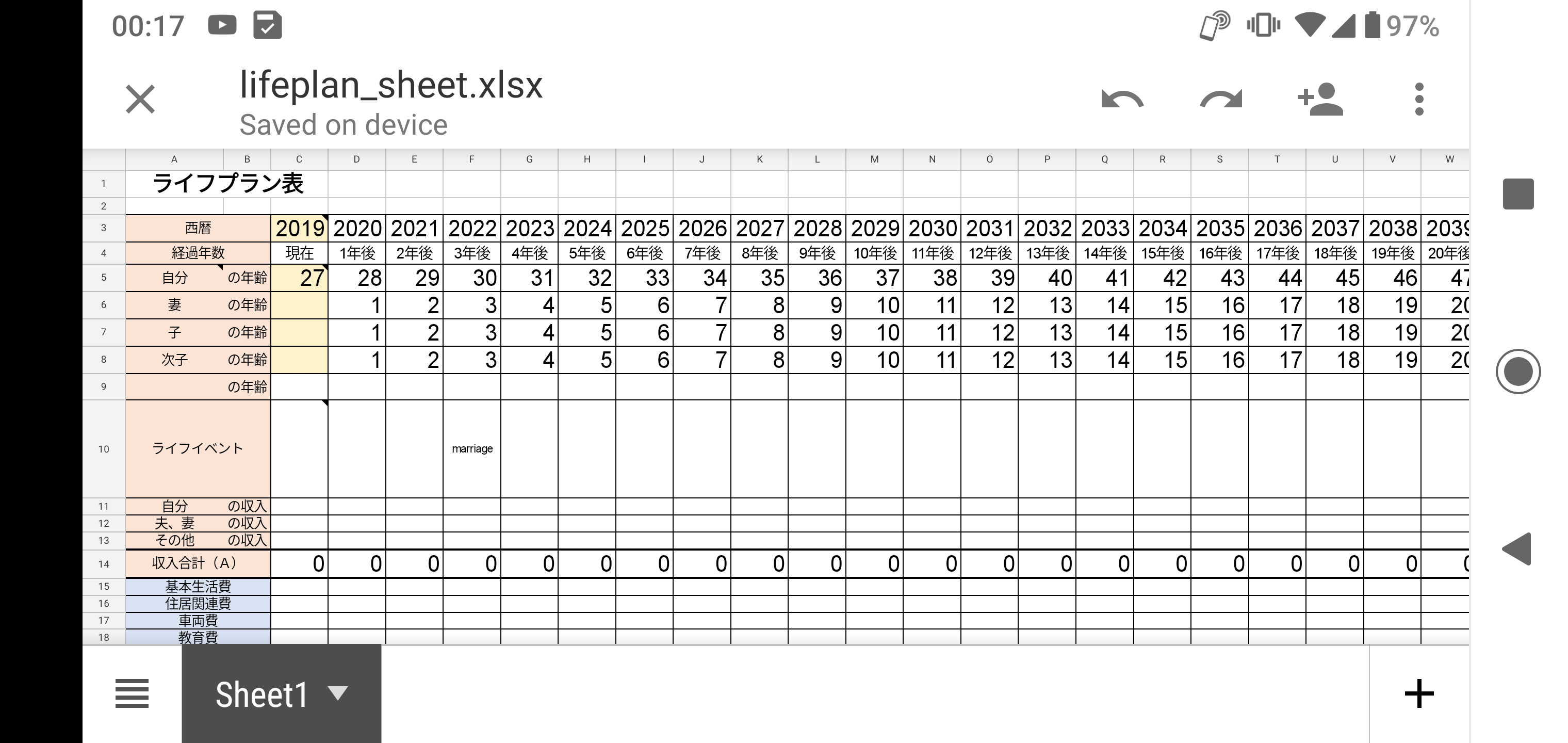 無料テンプレートも紹介 ライフプラン表の作り方を解説 - マネコミ！〜お金のギモンを解決する情報コミュニティ