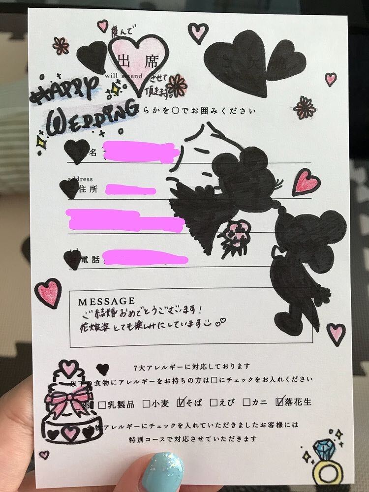 図解 結婚式招待状の返信マナー＆メッセージ文例集 - HAPiCO