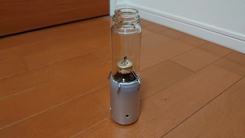 オイルランタンシェードの自作セリアブリキ板- Hakuto-日記