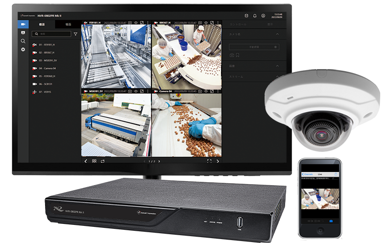 防犯カメラの接続方法！ 安売り王 塚本無線