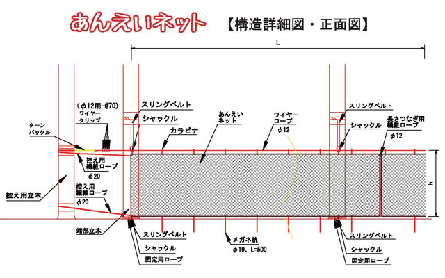 クモの巣ネット パワーネット デルタックスベルテクス株式会社
