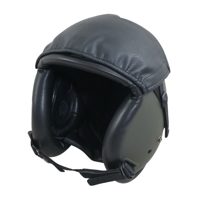 アメリカ軍HGU-56 Pヘリコプターパイロットレプリカヘルメットマットダーク緑