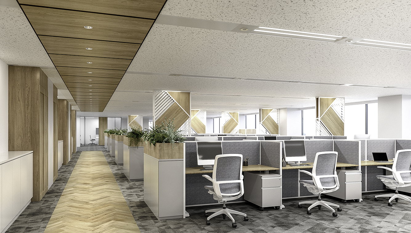 広告用CGパース制作：オフィス事例『 Office 』 東京の建築CGパース制作 広告CG制作会社 スペースラボ