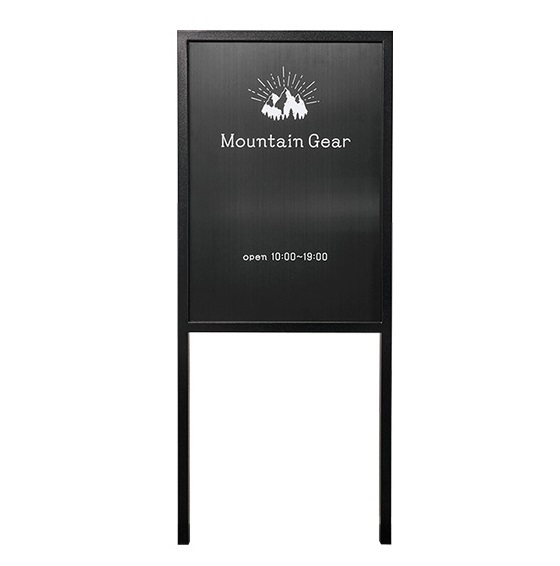 楽天市場 看板自立用木製支柱とスチール製杭のキット 地面埋め込み 設置 取付用品 立て看板 屋外対応 サビにくい 組み立てセット : 看板ショップ